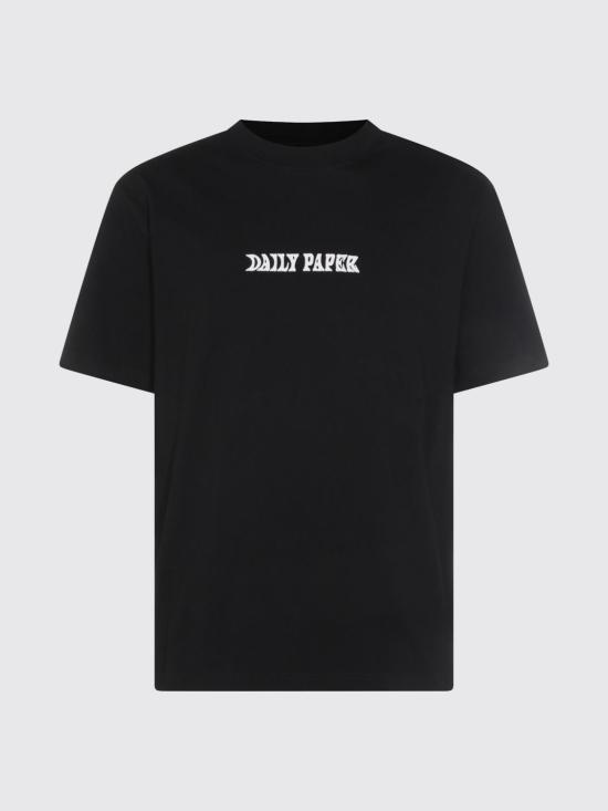 26SS 데일리 페이퍼 반팔 티셔츠 2610040 Black - DAILY PAPER