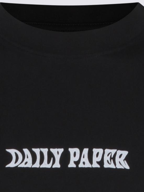 26SS 데일리 페이퍼 반팔 티셔츠 2610040 Black - DAILY PAPER
