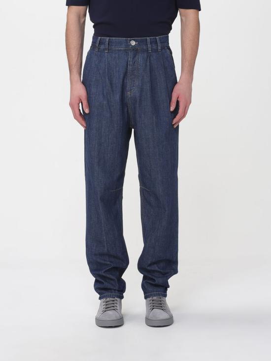 26SS 브루넬로 쿠치넬리 데님 팬츠 MH263K2310 C1485 Blue