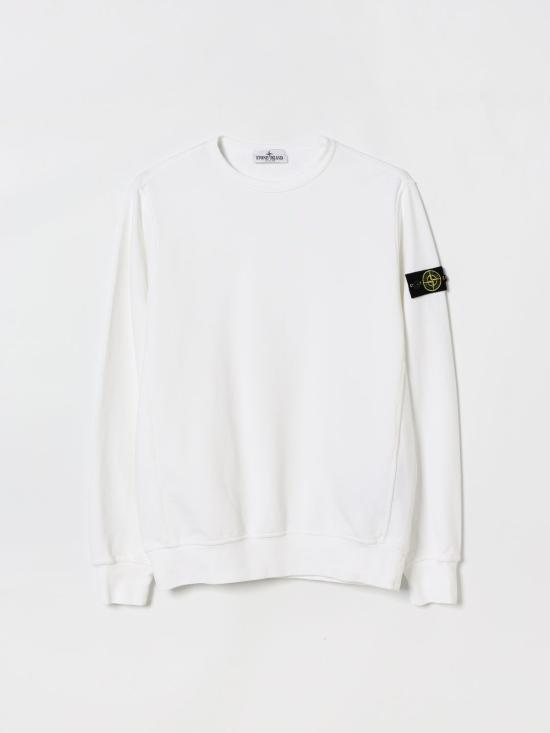 26SS [키즈] 스톤 아일랜드 풀오버 6100005S0040 V0001 White