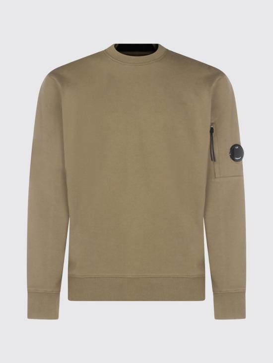 26SS 씨피 컴퍼니 다이애그널 레이즈드 플리스 크루넥 렌즈 스웨트셔츠 20CMSS713A005086W 644 Multicolor - C.P. COMPANY