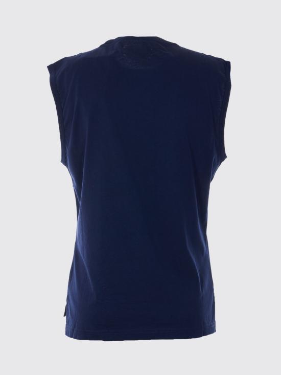 26SS 비비안웨스트우드 반팔 티셔츠 2G01000FJ001M K410 Blue - VIVIENNE WESTWOOD
