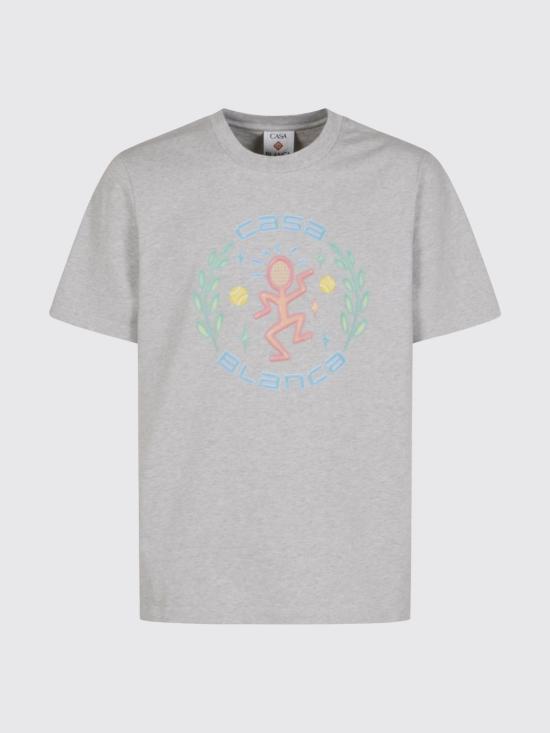 26SS 카사블랑카 반팔 티셔츠 MSP26JTS001 02 Multicolor - CASABLANCA