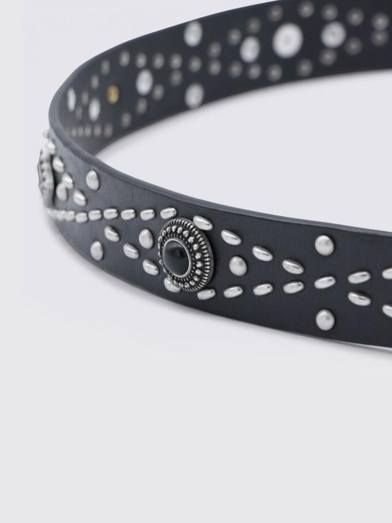 26SS 골든구스 가죽 벨트 GMA00809A000817 90100 Black - GOLDEN GOOSE