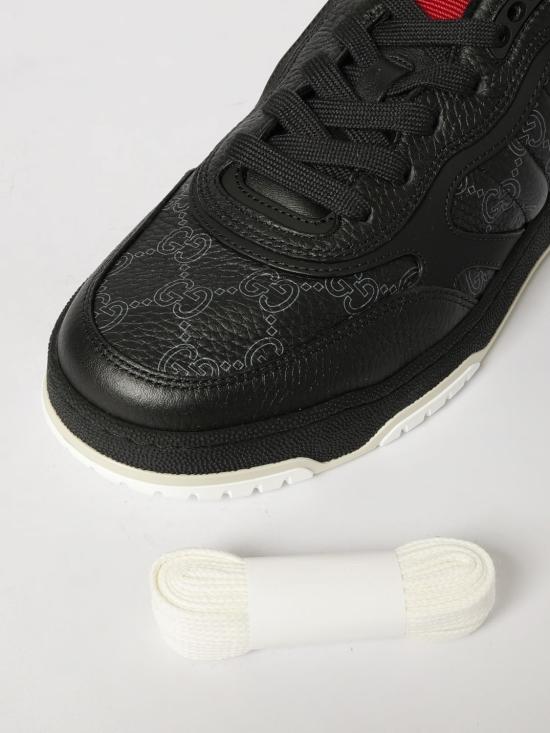 26SS 구찌 리웹 스니커즈 857853AAFOO 1082 Black - GUCCI