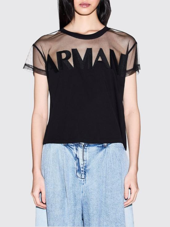 26SS 알마니 반팔 티셔츠 XW002332AF10356 UC001 Black