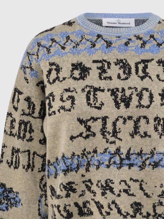 26SS 비비안웨스트우드 스웨터 38030064C007W O102 Blue - VIVIENNE WESTWOOD