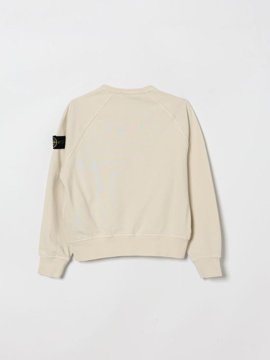26SS [키즈] 스톤 아일랜드 풀오버 6100015S0040 V0097 Yellow Cream - STONE ISLAND