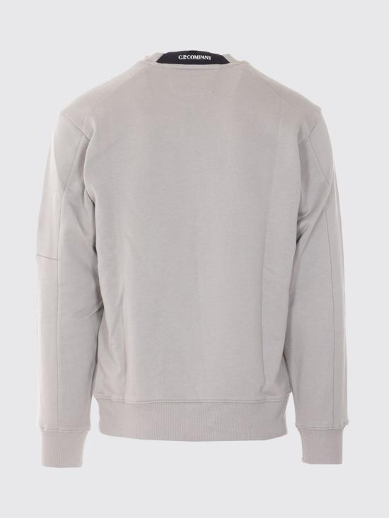 26SS 씨피 컴퍼니 다이애그널 레이즈드 플리스 크루넥 렌즈 스웨트셔츠 20CMSS713A005086W 904 Grey - C.P. COMPANY