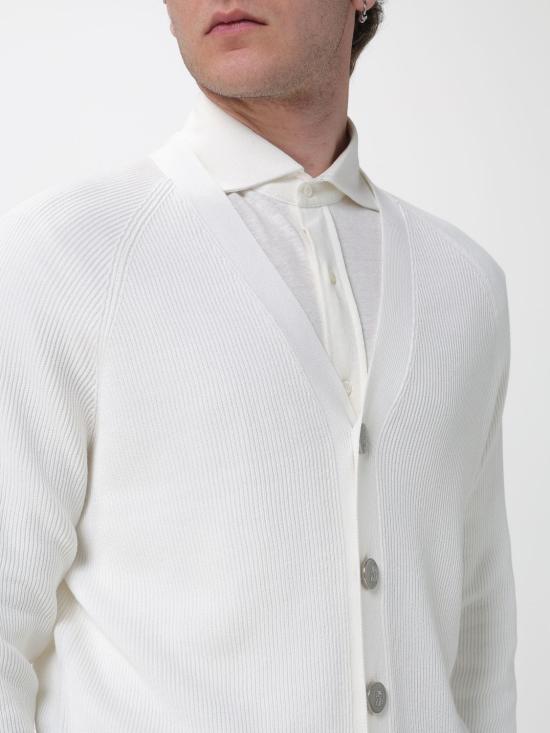 26SS 브루넬로 쿠치넬리 잉글리시 립 가디건 M29400116 CO312 Smoke Grey - BRUNELLO CUCINELLI