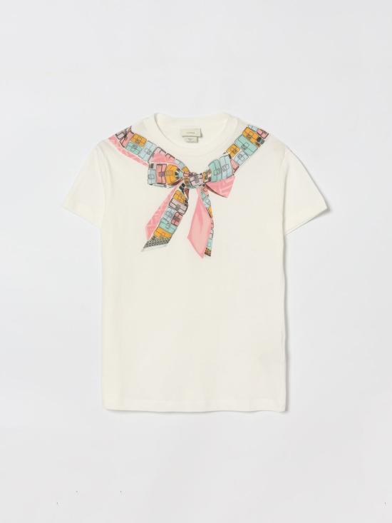 26SS [키즈] 펜디 티셔츠 JFI3917AJ F0TU9 White