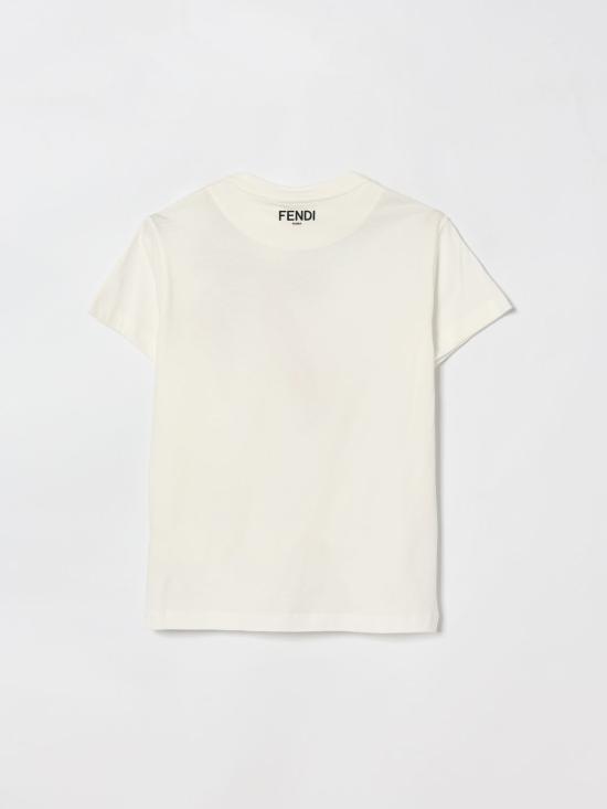 26SS [키즈] 펜디 티셔츠 JFI3917AJ F0TU9 White - FENDI