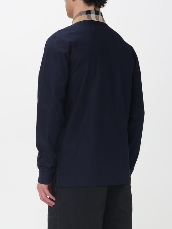 26SS 버버리 코튼 폴로셔츠 8098813 Blue - BURBERRY