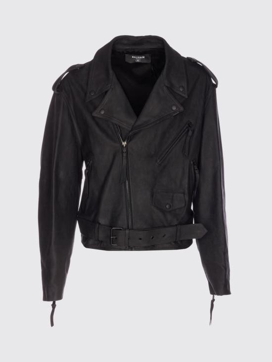 26SS 발망 자켓 GH1TD580LE11 0PA Black - BALMAIN