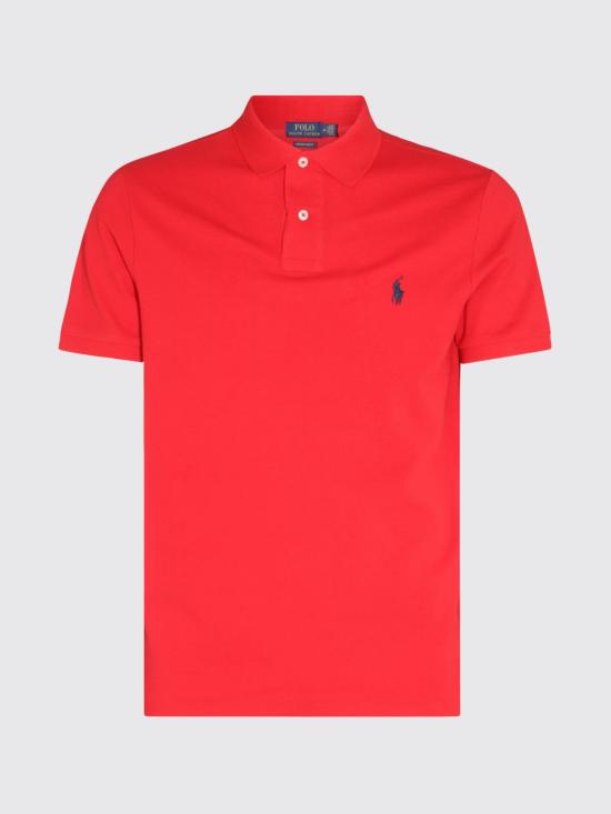 26SS 폴로 랄프로렌 폴로 티셔츠 710666998 003 Red - POLO RALPH LAUREN