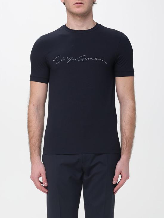 26SS 조르지오 아르마니 반팔 티셔츠 6GST56SJP4Z UBSG Blue