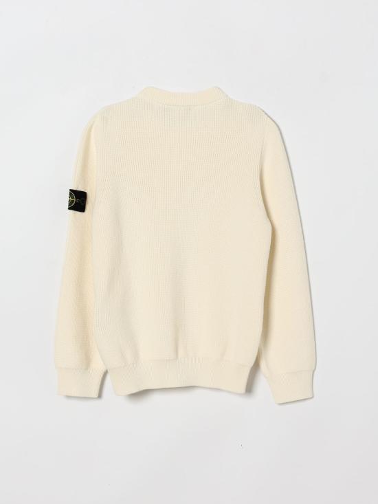 26SS [키즈] 스톤 아일랜드 풀오버 5100004S00D8 V0001 White - STONE ISLAND
