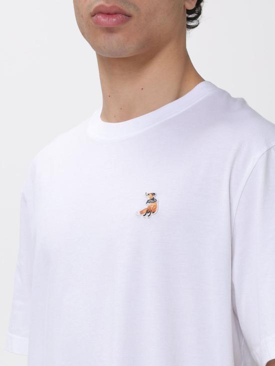 26SS 메종키츠네 반팔 티셔츠 QM00102KJ7026 P100 White - MAISON KITSUNE