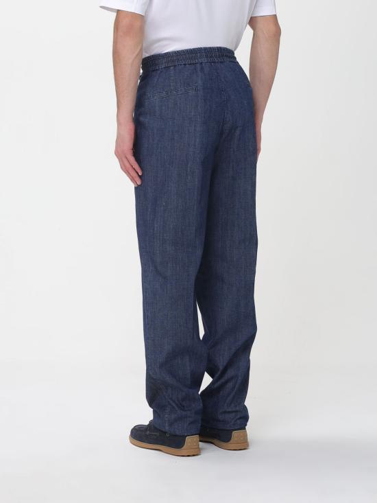 26SS 브루넬로 쿠치넬리 트레이닝/조거 팬츠 MH263E1710 C1485 Blue 1 - BRUNELLO CUCINELLI