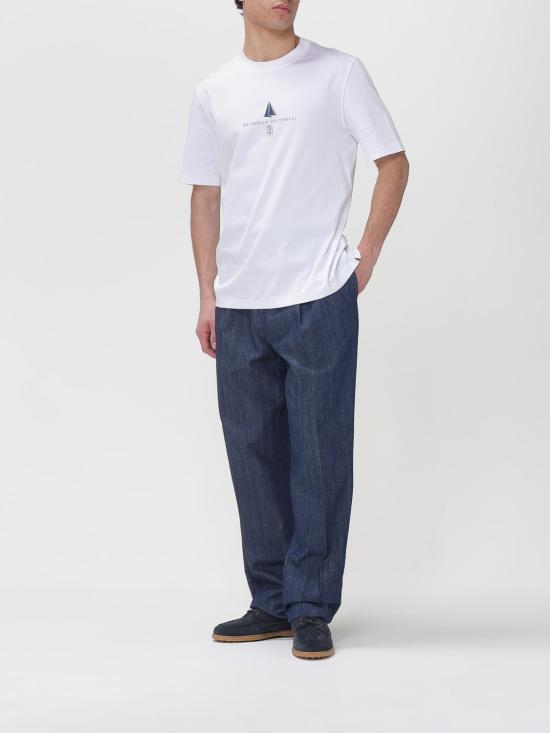 26SS 브루넬로 쿠치넬리 트레이닝/조거 팬츠 MH263E1710 C1485 Blue 1 - BRUNELLO CUCINELLI