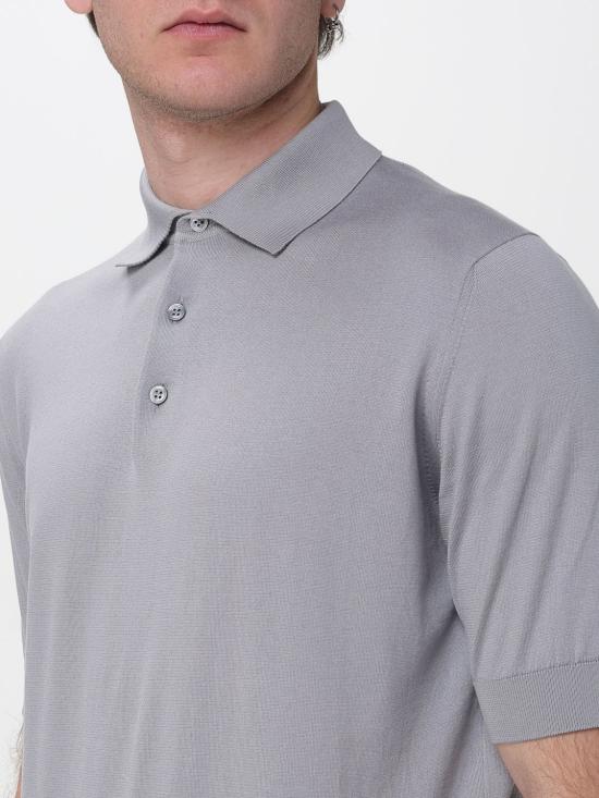 26SS 라르디니 폴로 티셔츠 CNLPMC65CN64020 915 Grey - LARDINI