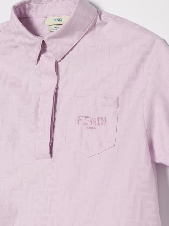 26SS [키즈] 펜디 원피스 JFB852AS64 F0F5U Violet - FENDI
