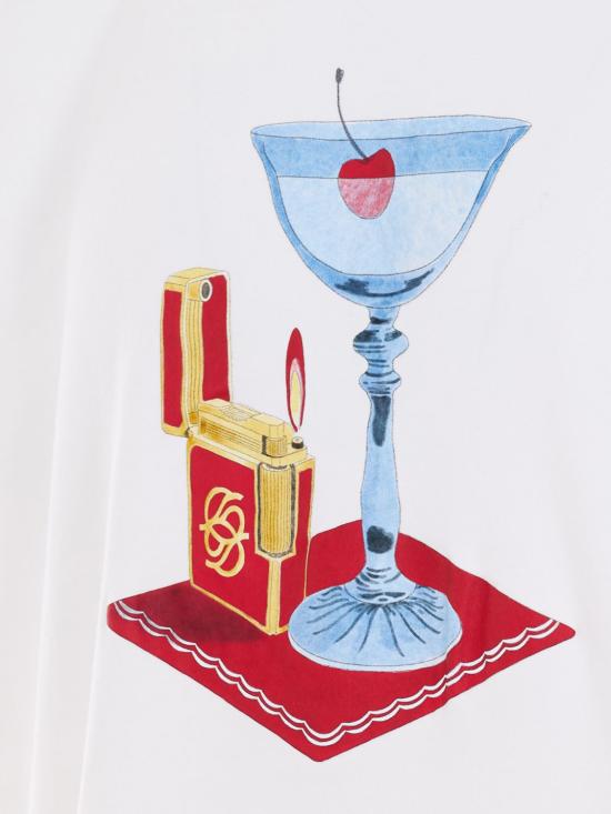 26SS 드롤드무슈 반팔 티셔츠 JTS291CO002 OW White - DROLE DE MONSIEUR