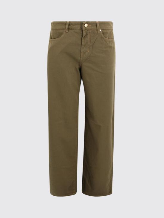 26SS 막스마라 스튜디오 스트레이트 팬츠 2616131111600 002 Green