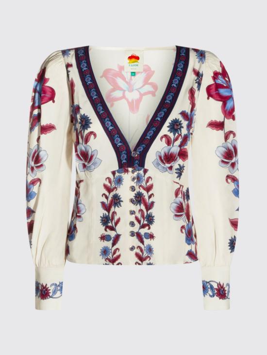 26SS 팜 리오 셔츠 350083 26070 White - FARM RIO