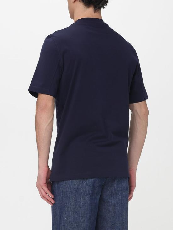 26SS 브루넬로 쿠치넬리 반팔 티셔츠 M0B138440 CK781 Blue - BRUNELLO CUCINELLI