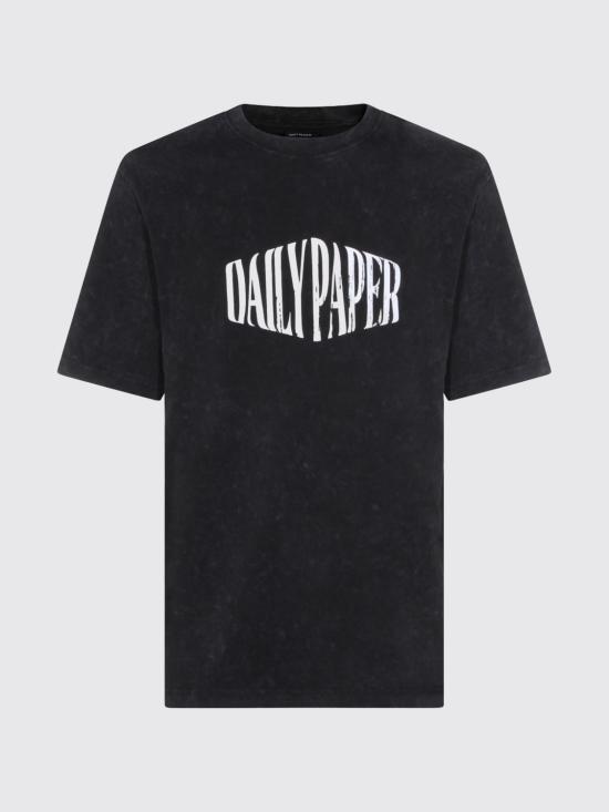 26SS 데일리 페이퍼 반팔 티셔츠 2610064 Black - DAILY PAPER