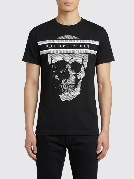 26SS 필립 플레인 반팔 티셔츠 SAFCMTK8881PJY002N 02 Black