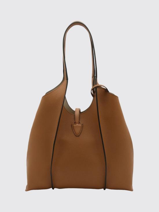 26SS 토즈 T 타임리스 스몰 쇼핑백 XBWTSBA0200Q8E S410 Brown - TODS