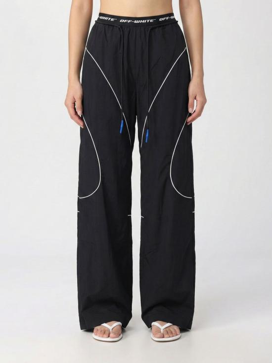 26SS 오프화이트 트레이닝/조거 팬츠 OWVI019S26FAB001 1001 Black