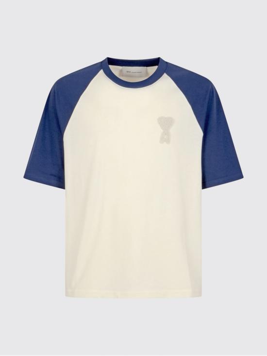 26SS 아미 반팔 티셔츠 UTS379726A 027 Blue - AMI