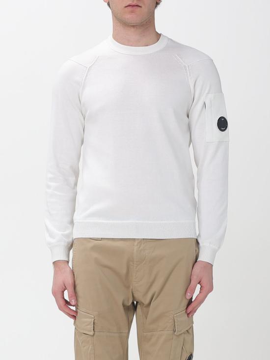 26SS 씨피 컴퍼니 코튼 씨 아일랜드 크루넥 렌즈 니트 20CMKN183A110560A 103 White