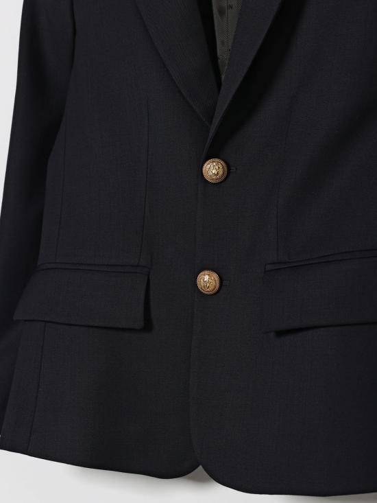 26SS [키즈] 발망 캐주얼 자켓 BY2P14I0196 621OR Blue - BALMAIN