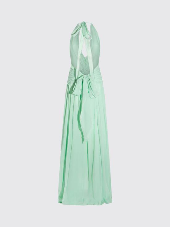 26SS 블루마린 롱 원피스 2A803A N0477 Green - BLUMARINE