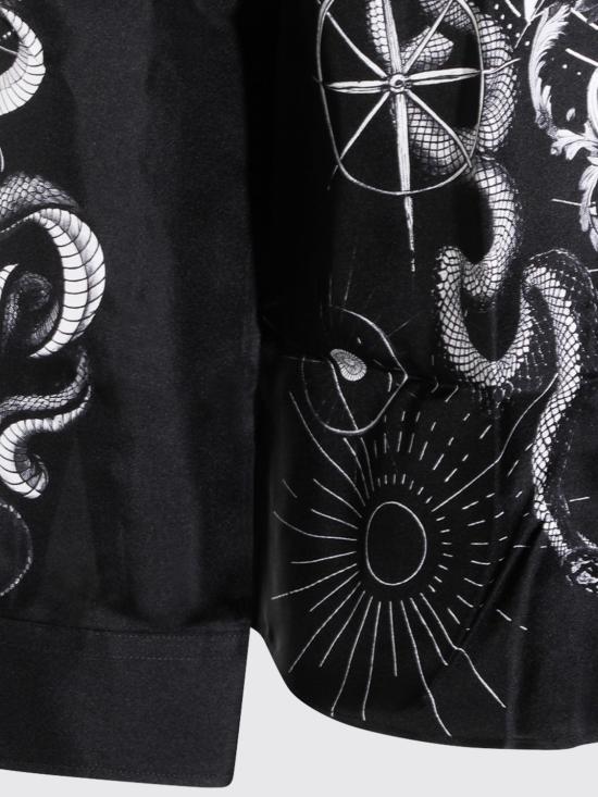 26SS 필립 플레인 긴팔 셔츠 SAFCMRP2547PTE104N 02 Black - PHILIPP PLEIN