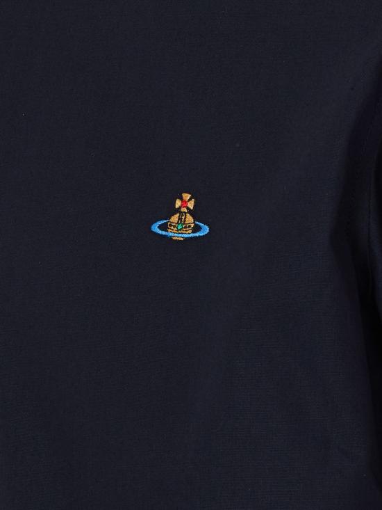 26SS 비비안웨스트우드 긴팔 셔츠 24010005W009Q N401 Black - VIVIENNE WESTWOOD