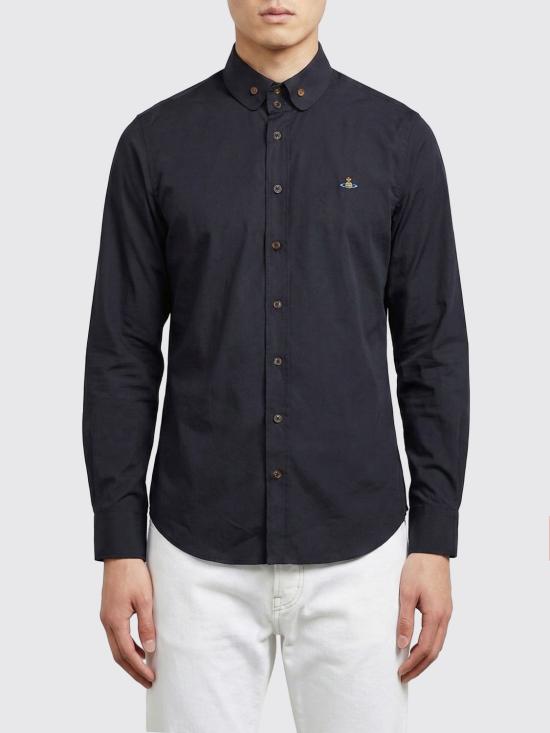 26SS 비비안웨스트우드 긴팔 셔츠 24010005W009Q N401 Black