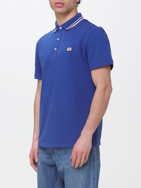 26SS 발렌티노 가라바니 폴로 티셔츠 8V3MH01KAQK B01 Blue - VALENTINO GARAVANI