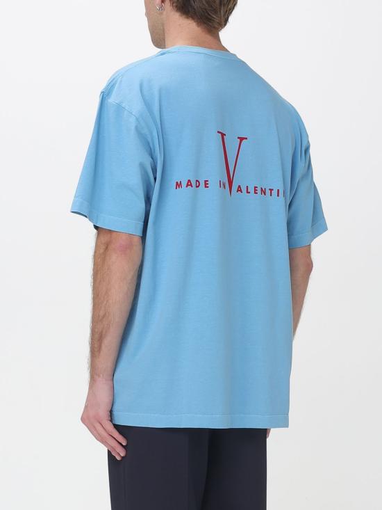 26SS 발렌티노 가라바니 반팔 티셔츠 8V3MG17UBBA BLM Blue - VALENTINO GARAVANI