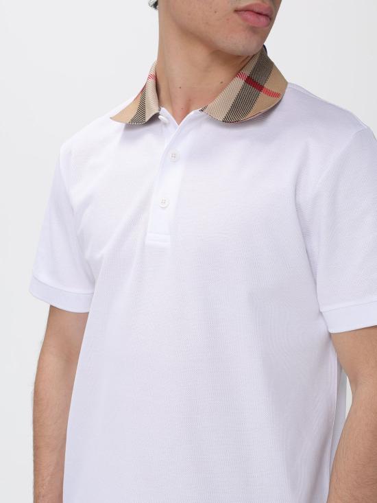 26SS 버버리 코튼 폴로 셔츠 8071621 White - BURBERRY
