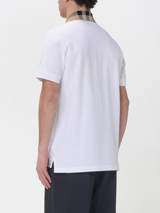 26SS 버버리 코튼 폴로 셔츠 8071621 White - BURBERRY