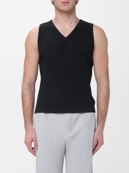 26SS 옴므 플리세 이세이 미야케 반팔 티셔츠 HP66JE510 15 Black