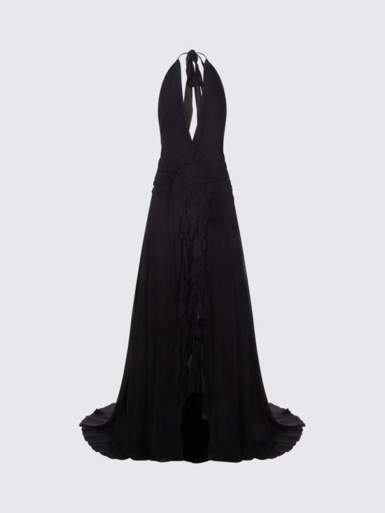 26SS 블루마린 롱 원피스 2A803A N0990 Black - BLUMARINE