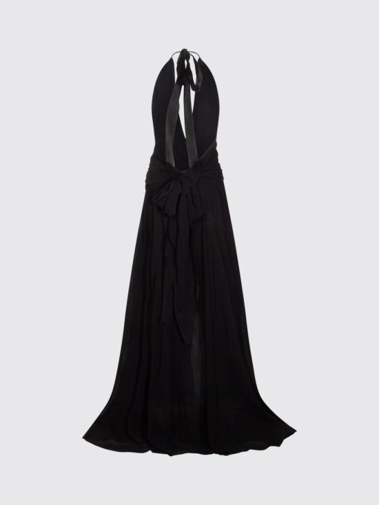 26SS 블루마린 롱 원피스 2A803A N0990 Black - BLUMARINE