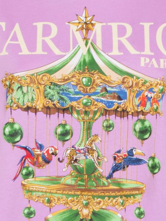 26SS 팜 리오 반팔 티셔츠 354549 L0018 Lilac - FARM RIO