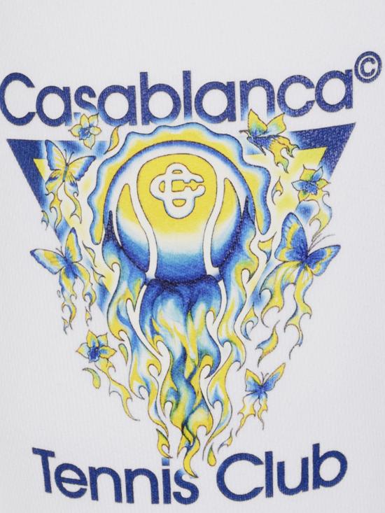 26SS 카사블랑카 스트레이트 팬츠 MSP26JTR051 02 White - CASABLANCA